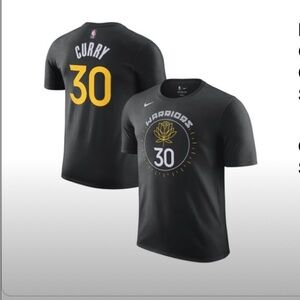 NBA Steph Curry Golden State Warriors Black City Edition Nike T-shirt. Size XXL